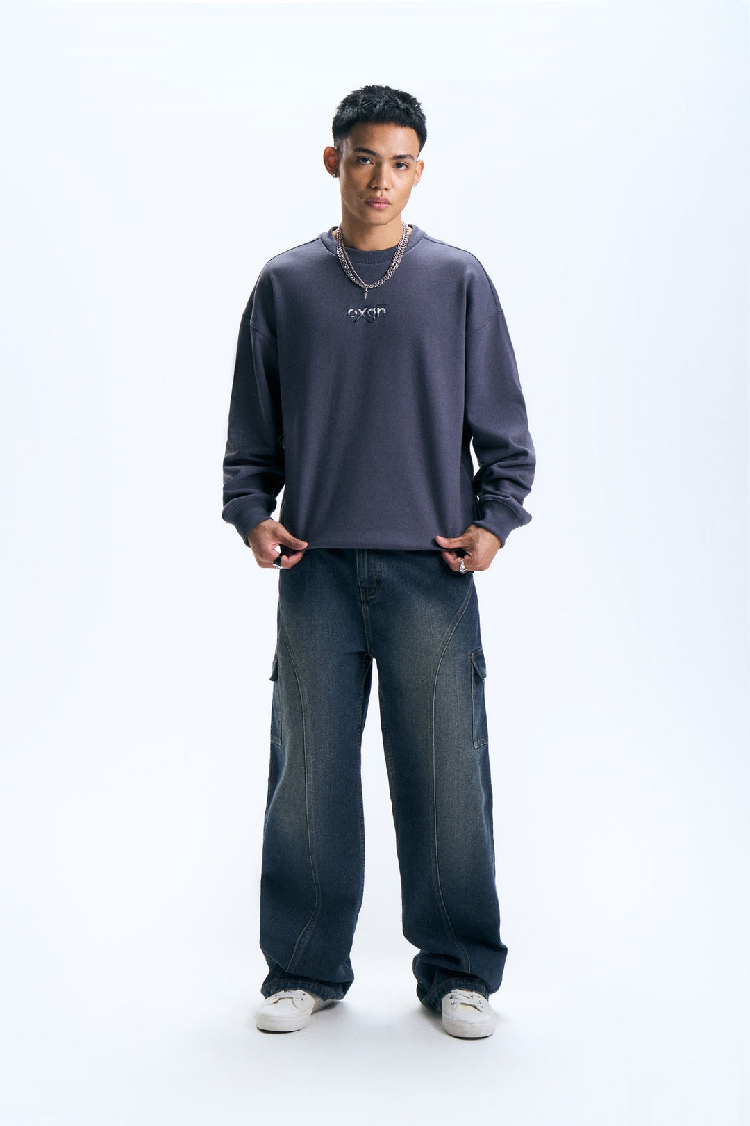 Logo Embroidered Pullover