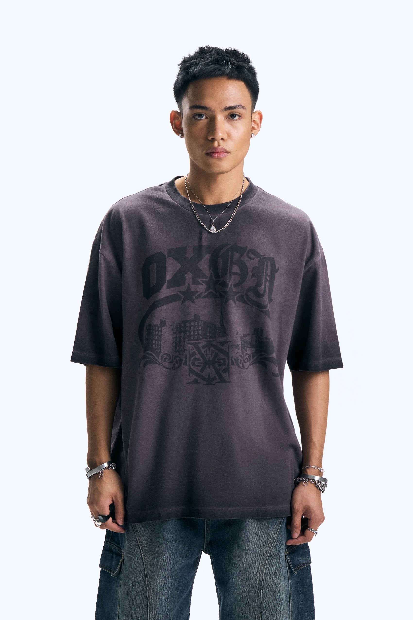 Overwashed Graphic Oversized T-Shirt – OXGN