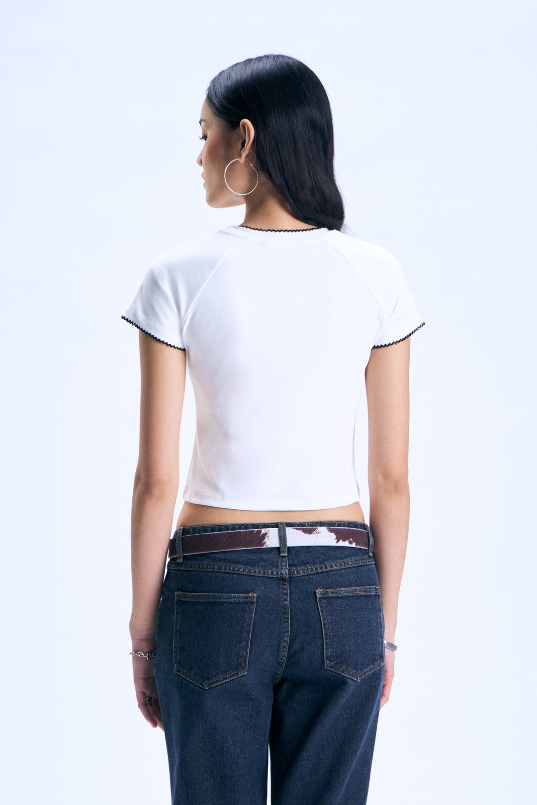 Basic Slim Cropped T-Shirt
