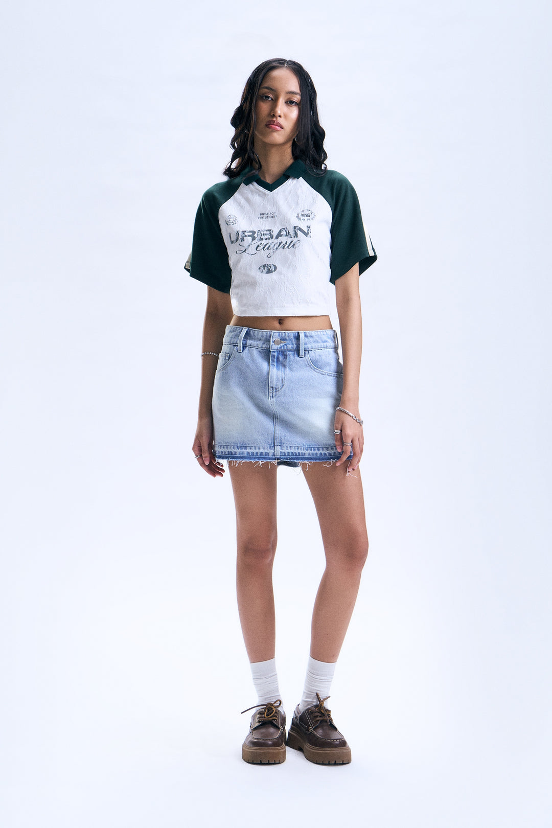 Washed Micro Skort