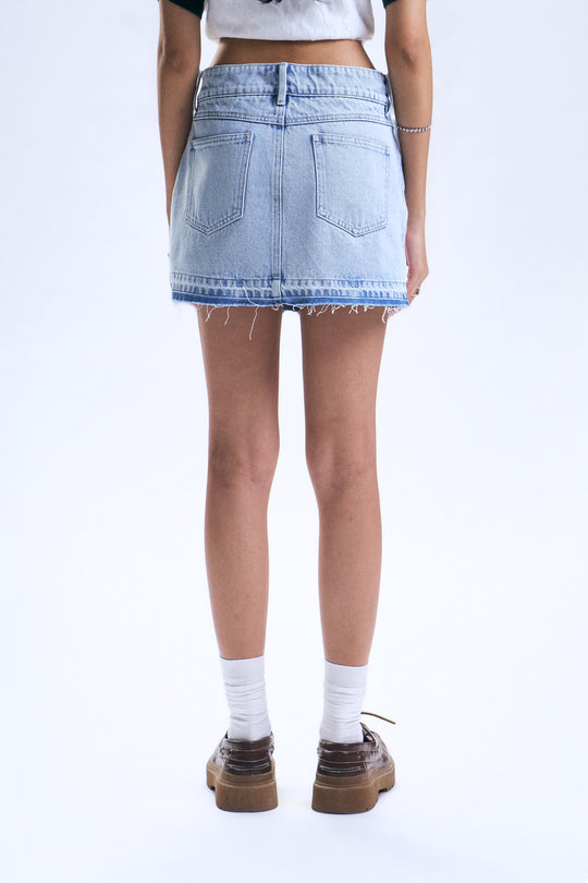 Washed Micro Skort