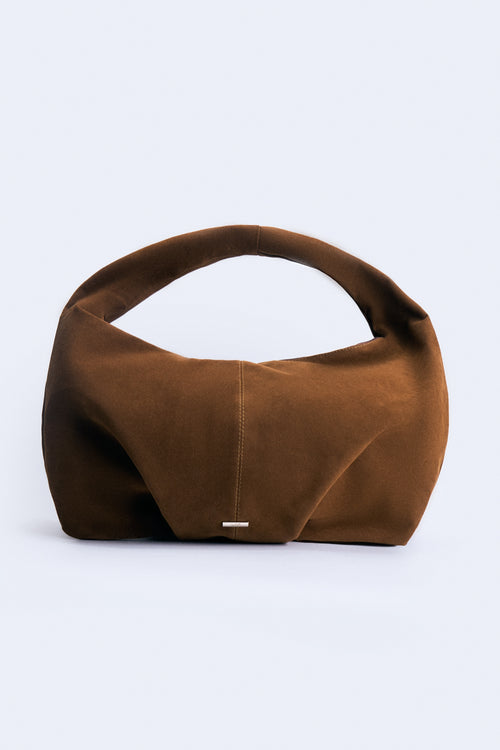 Suede Hobo Bag