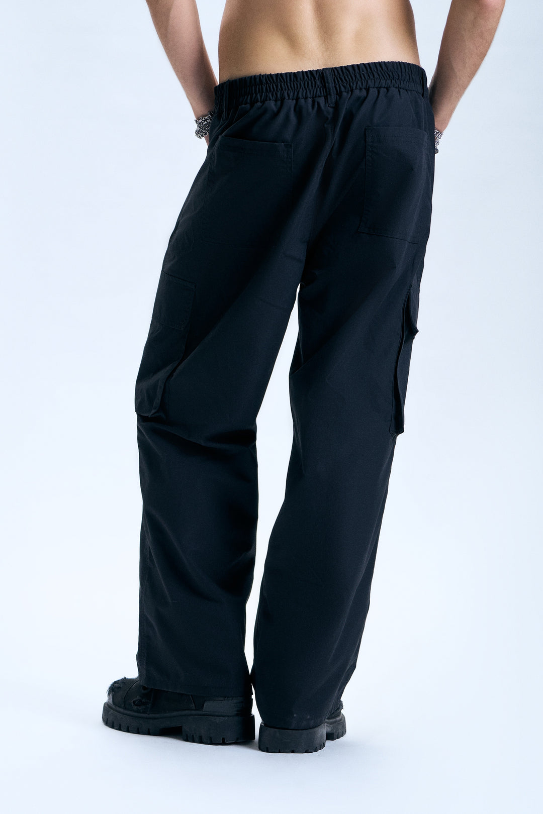 Nylon Ripstop Straight Cargo Pants