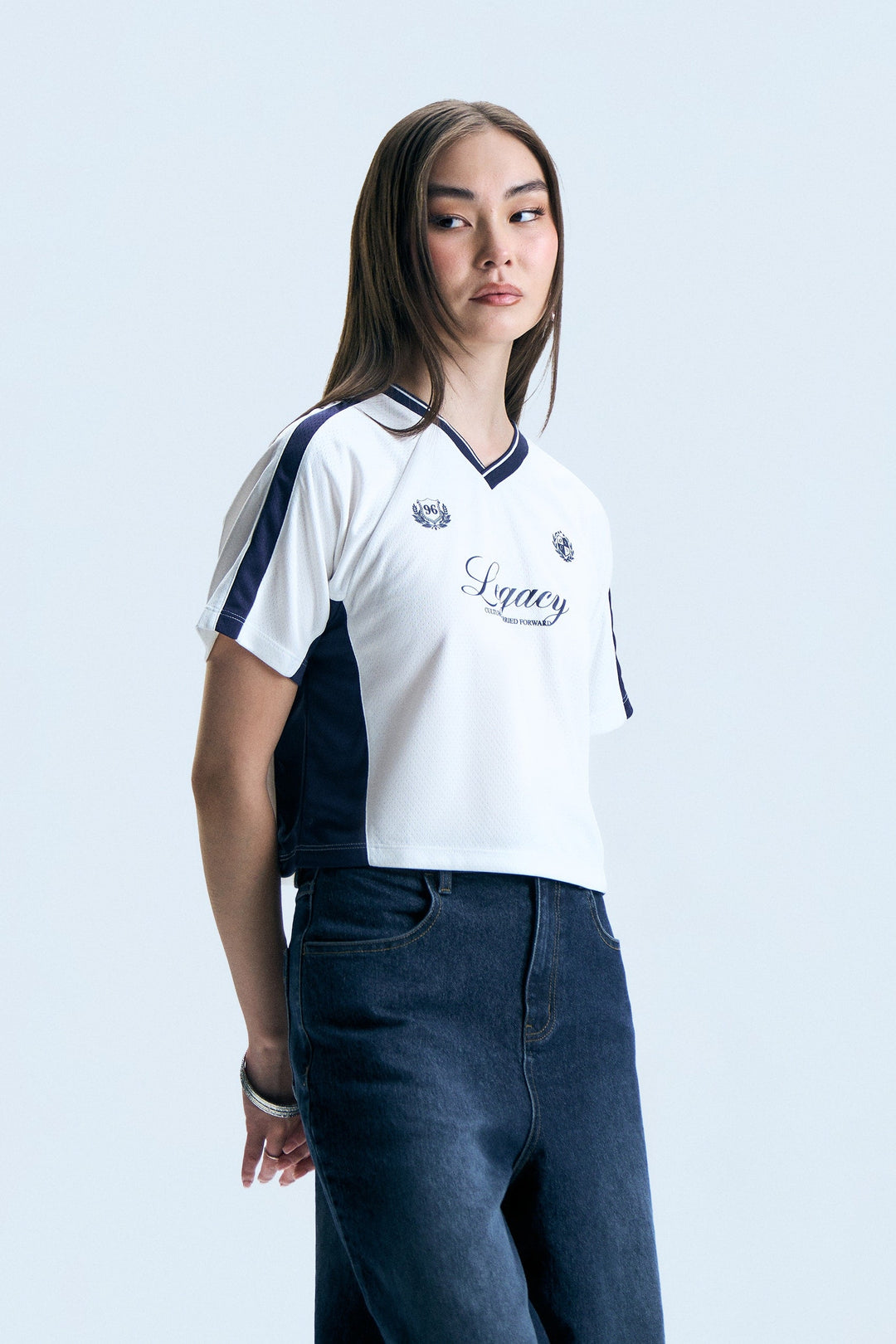 Jersey Graphic Boxy Top