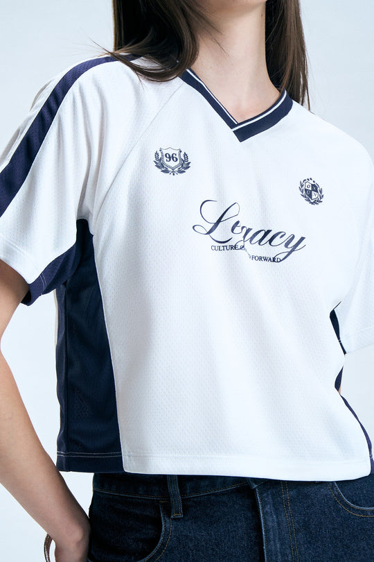 Jersey Graphic Boxy Top
