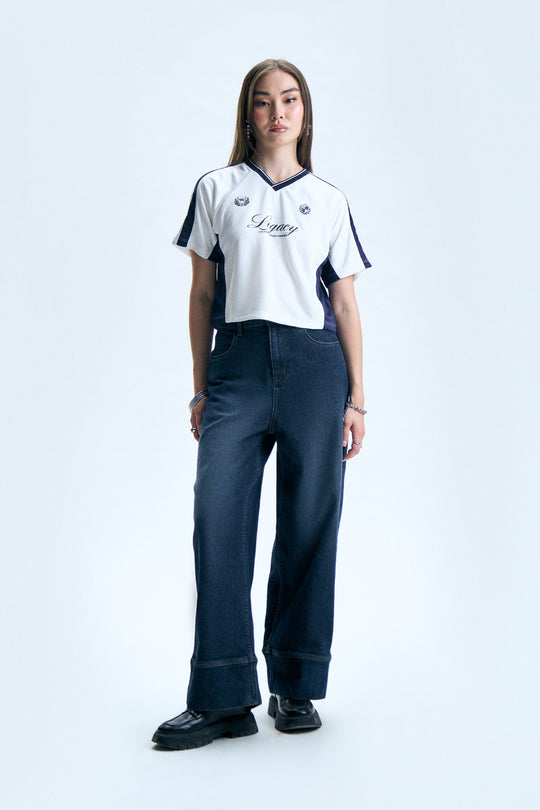 Jersey Graphic Boxy Top