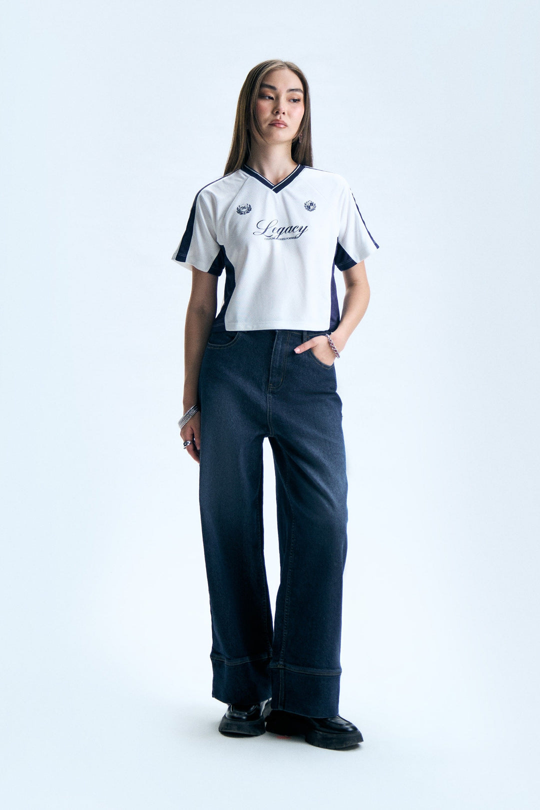 Jersey Graphic Boxy Top