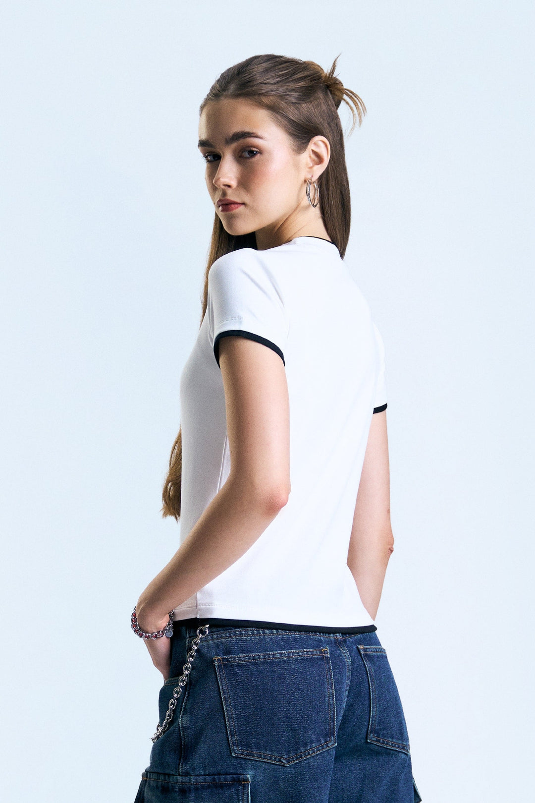 Double Layer Slim T-Shirt