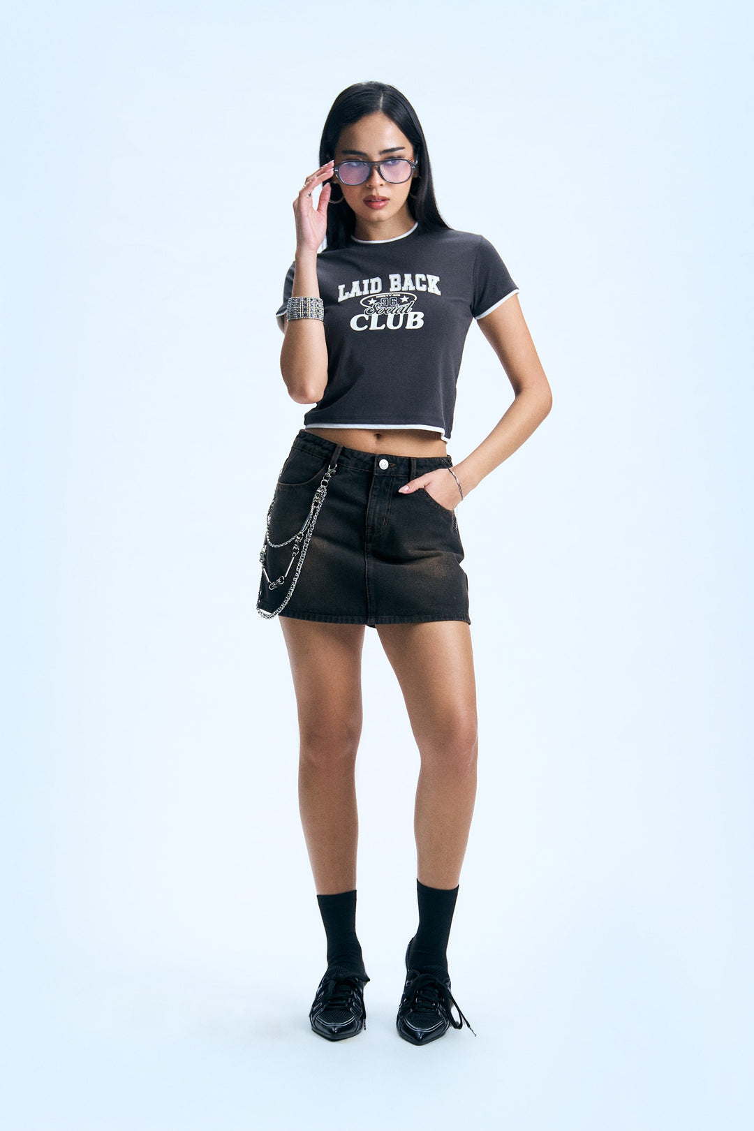 Graphic Cropped T-Shirt