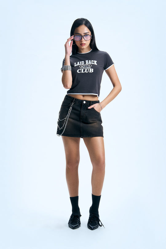 Graphic Cropped T-Shirt