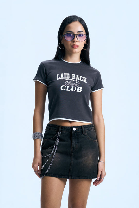 Graphic Cropped T-Shirt