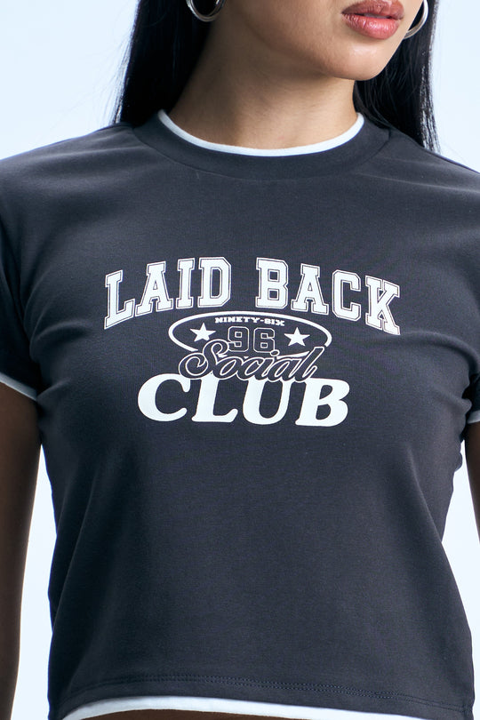 Graphic Cropped T-Shirt