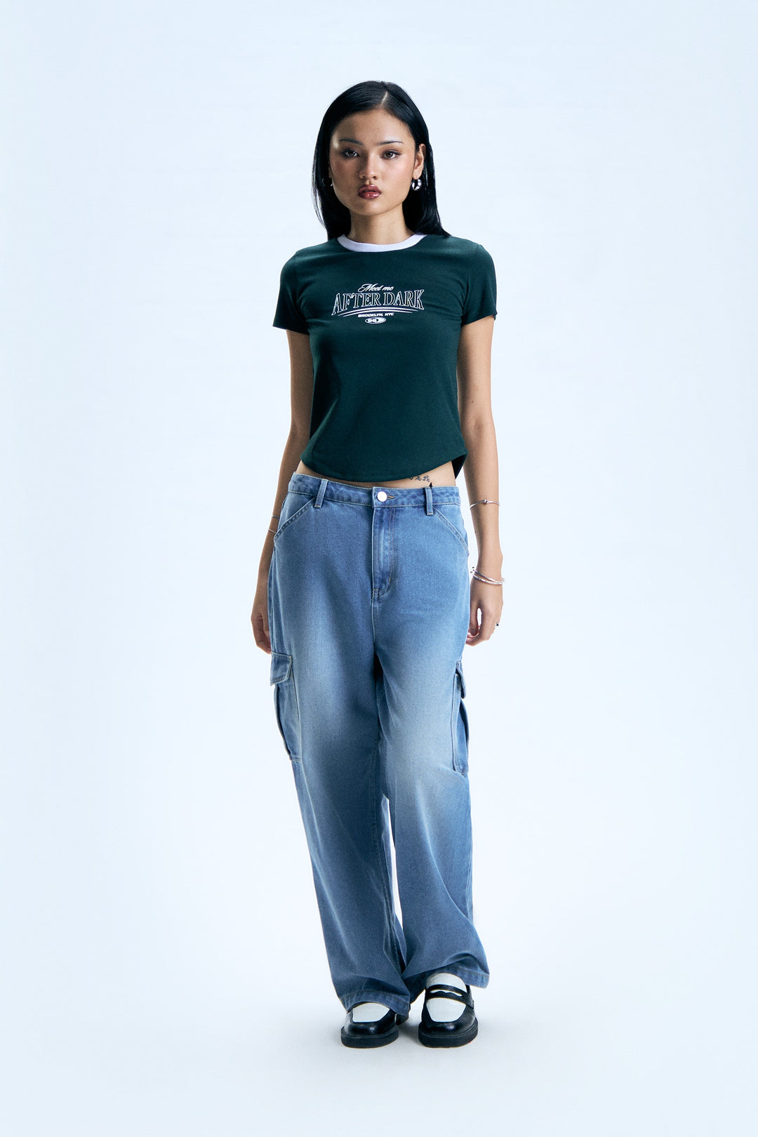 Straight Cargo Jeans