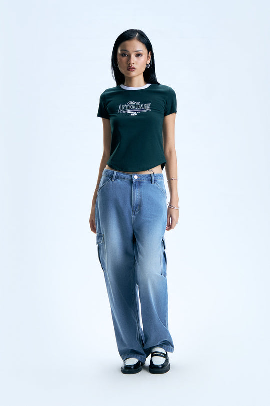 Straight Cargo Jeans