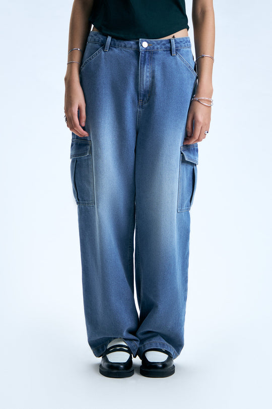 Straight Cargo Jeans
