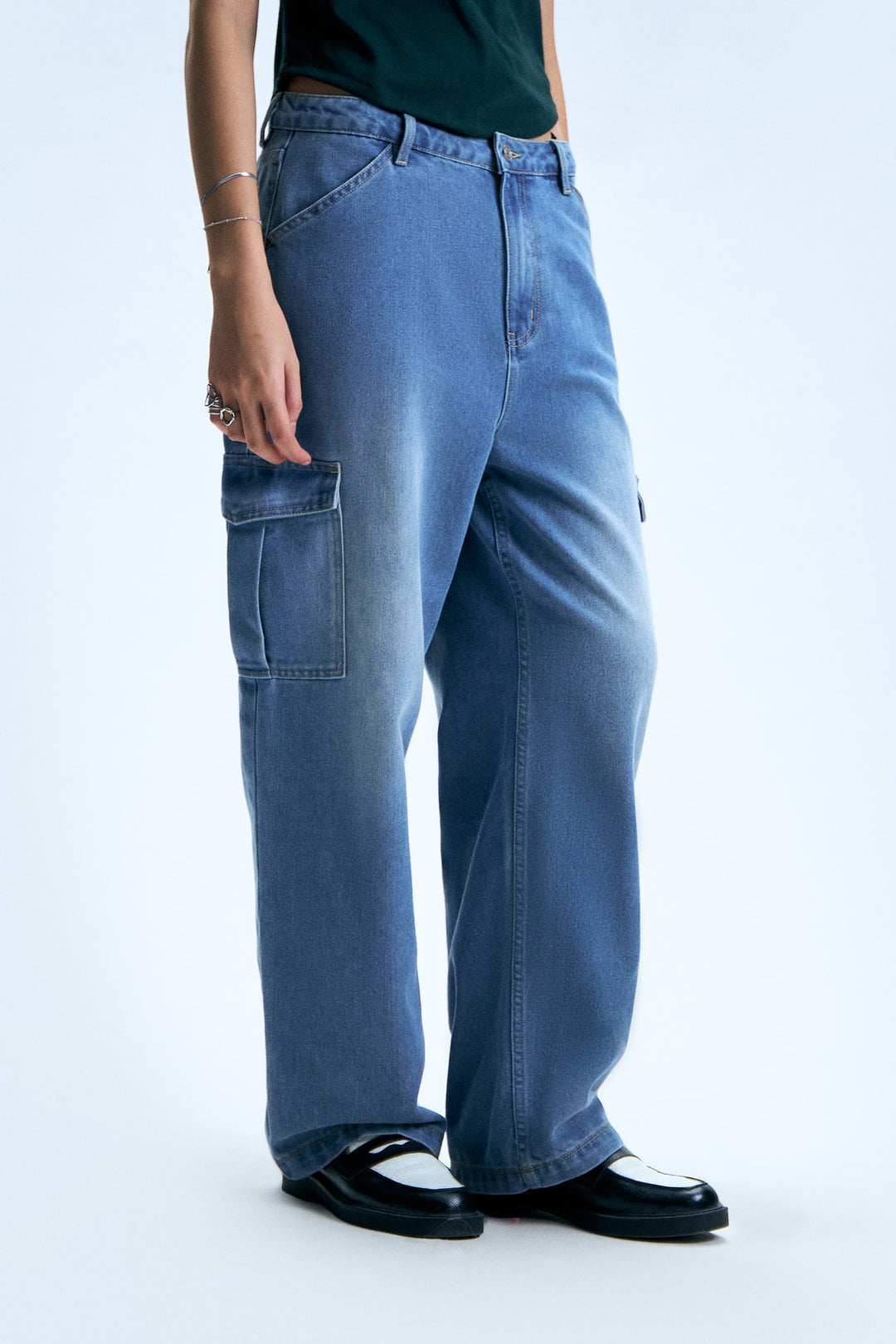Straight Cargo Jeans