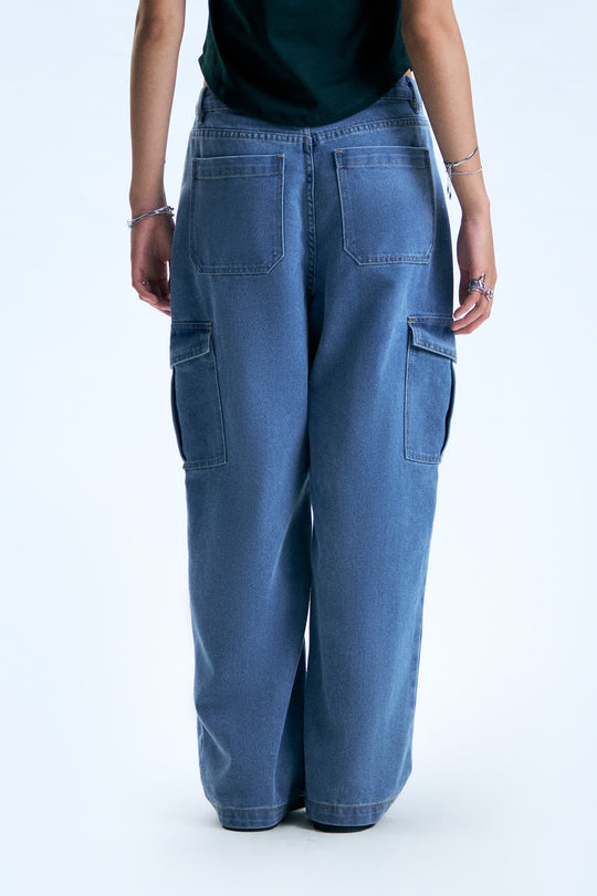 Straight Cargo Jeans