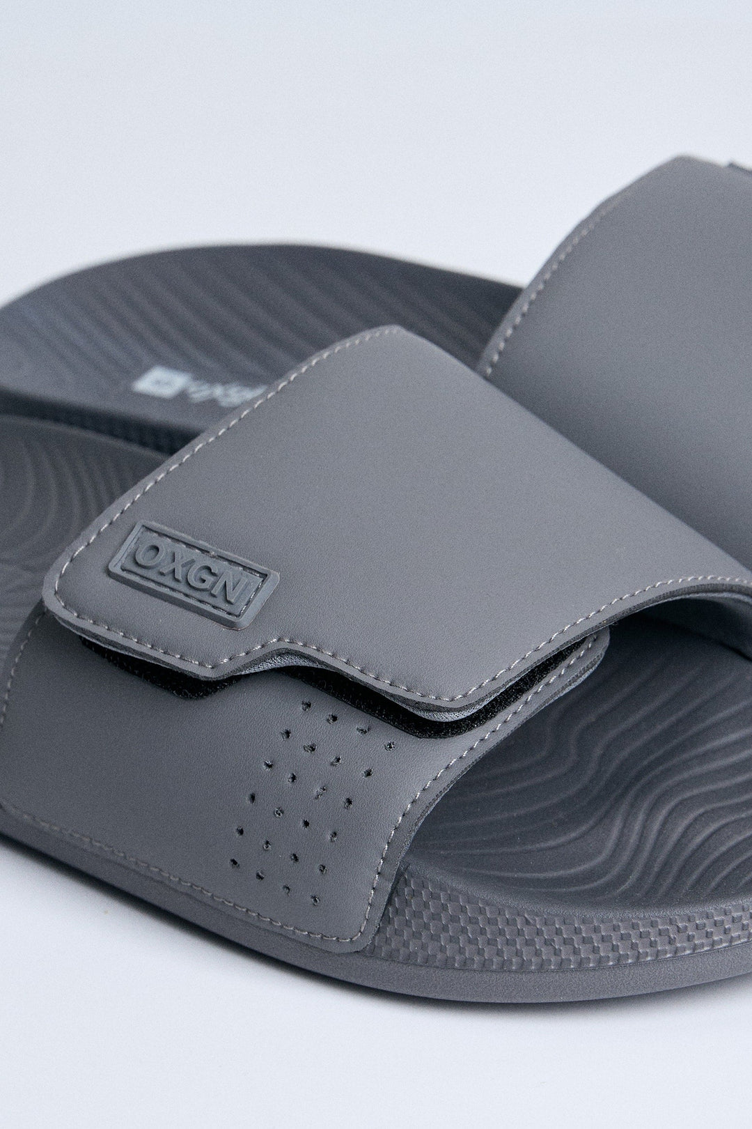 Men's Single Band Slides with Cushioned Sole