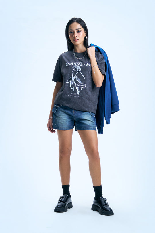 Unisex Washed Graphic T-Shirt