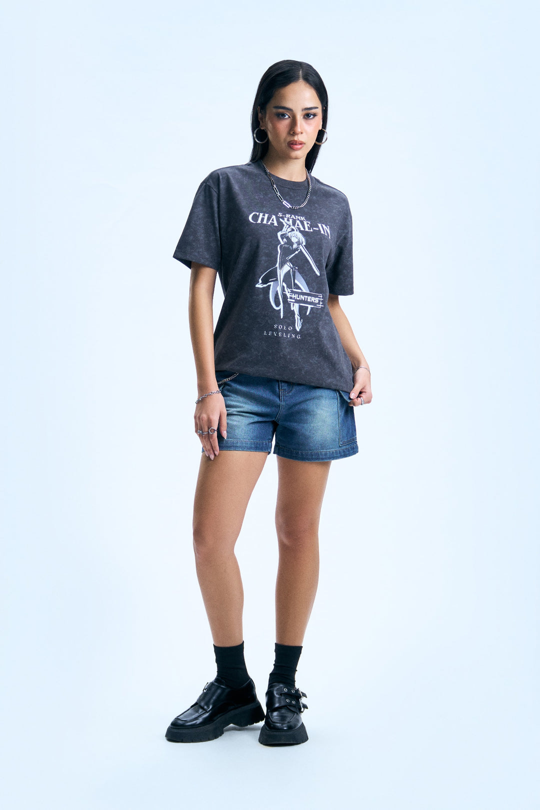 Unisex Washed Graphic T-Shirt