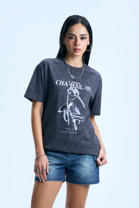 Unisex Washed Graphic T-Shirt