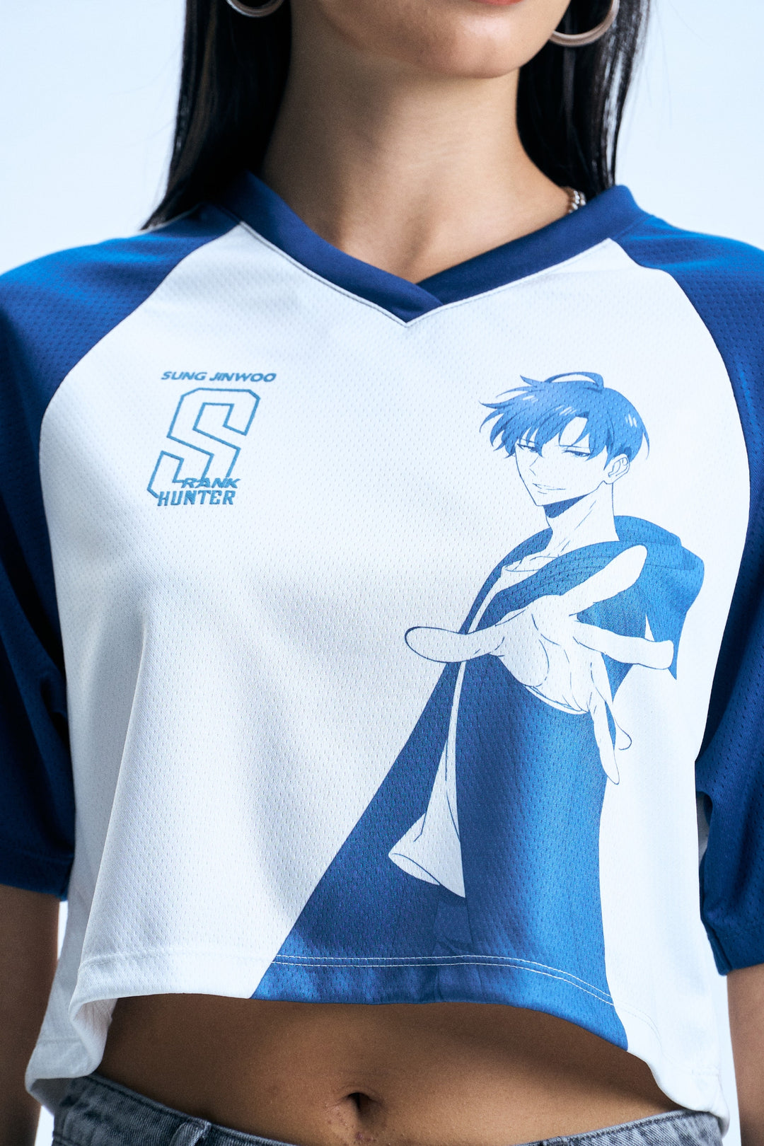 Raglan Jersey Graphic Boxy T-Shirt