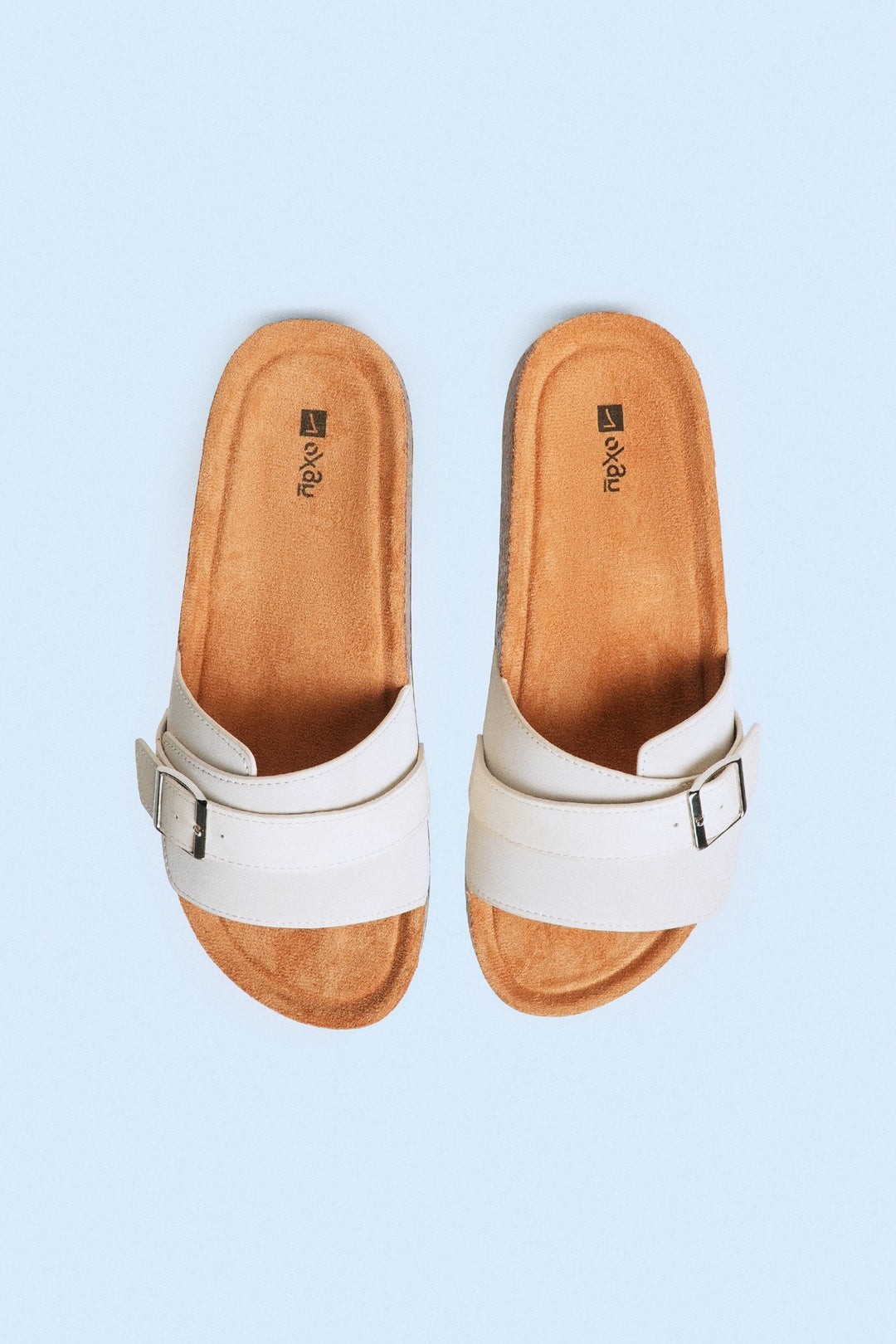 Ladies' Cork Sole Single Band Slides
