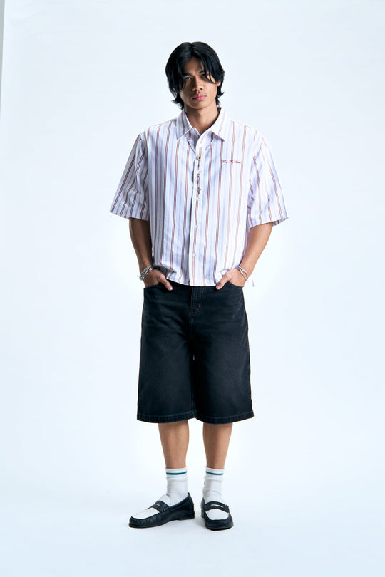 Striped Boxy Shirt