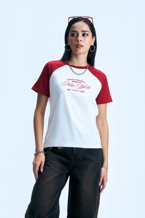 Raglan Graphic T-Shirt