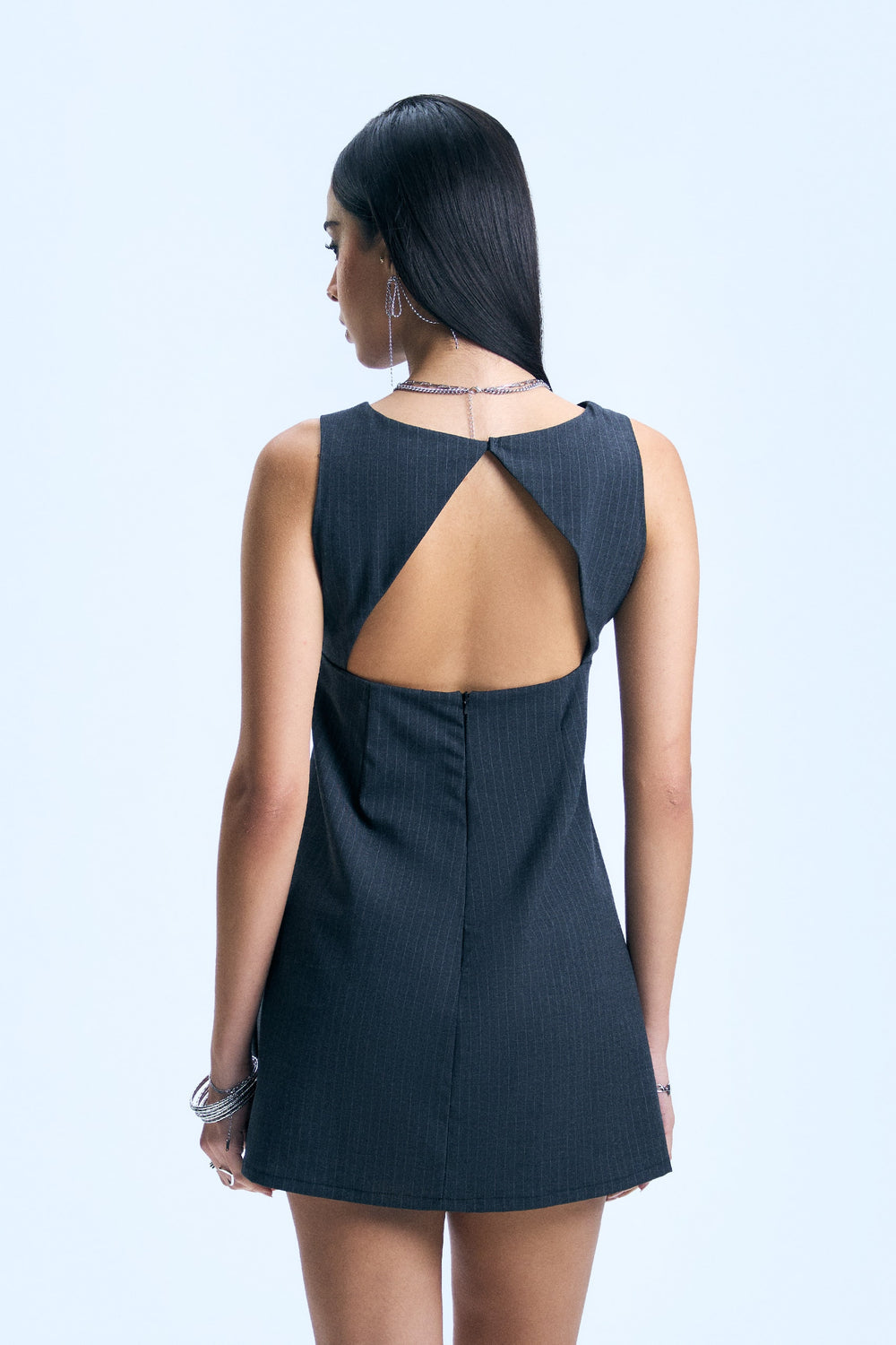 Pinstriped Dress