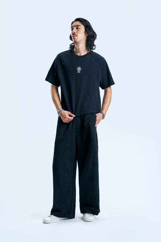 Ringer Raglan Boxy T-Shirt