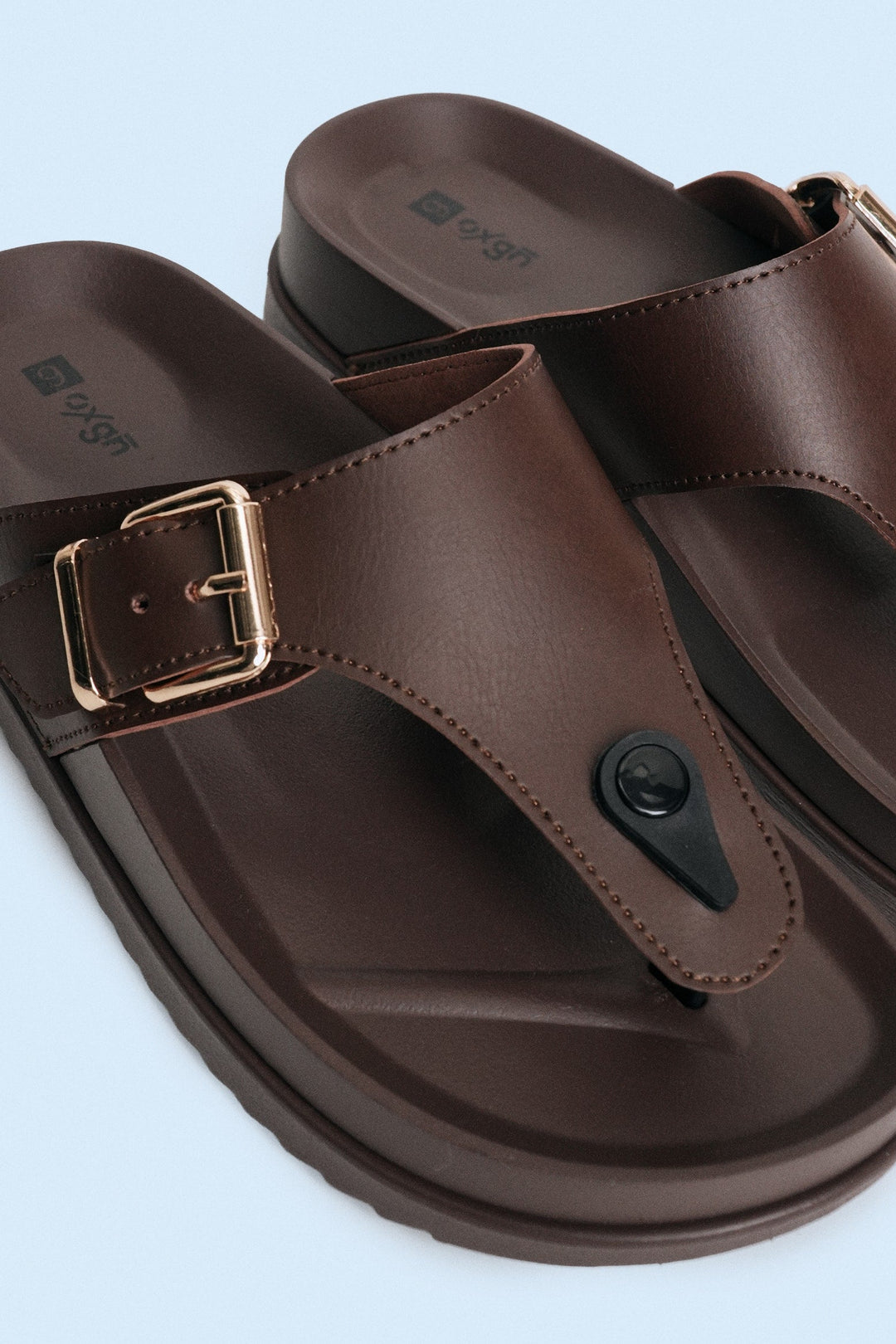 Ladies' Chunky Heels Thong Sandals