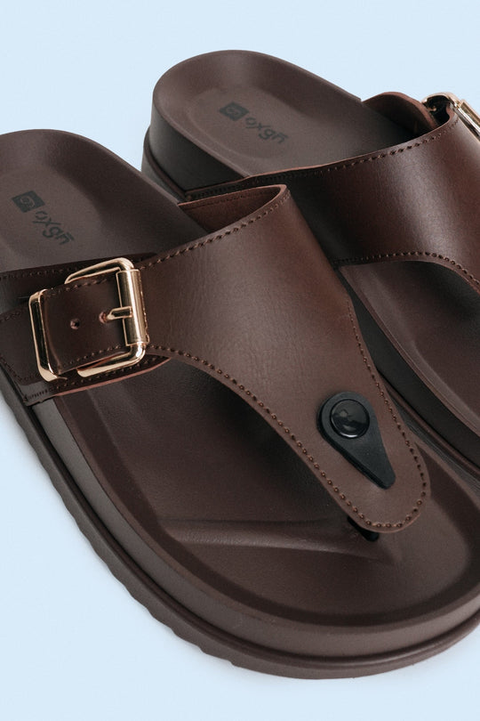 Ladies' Chunky Heels Thong Sandals