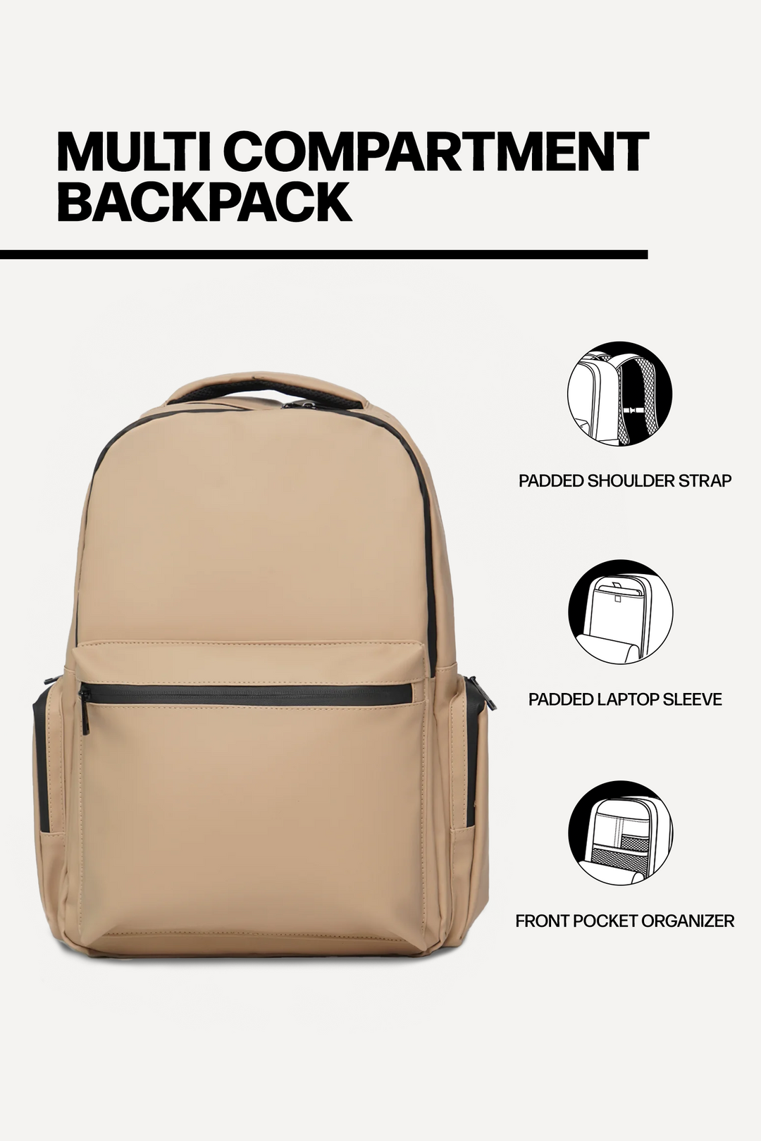 Multi Compartment Backpack