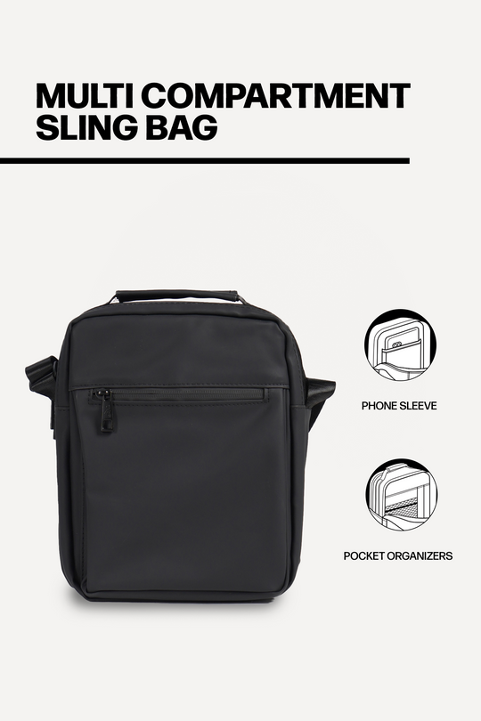 Multi Compartment Sling Bag