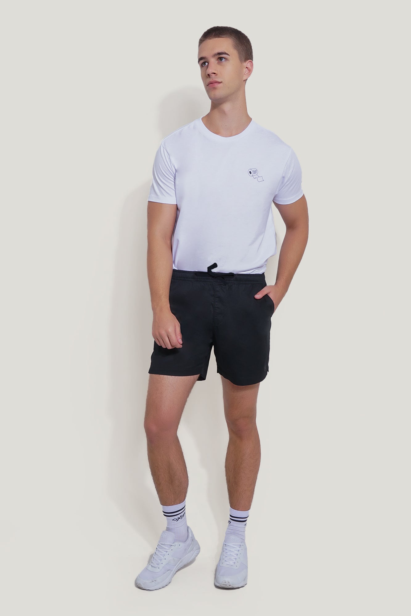 Embroidered Woven Shorts