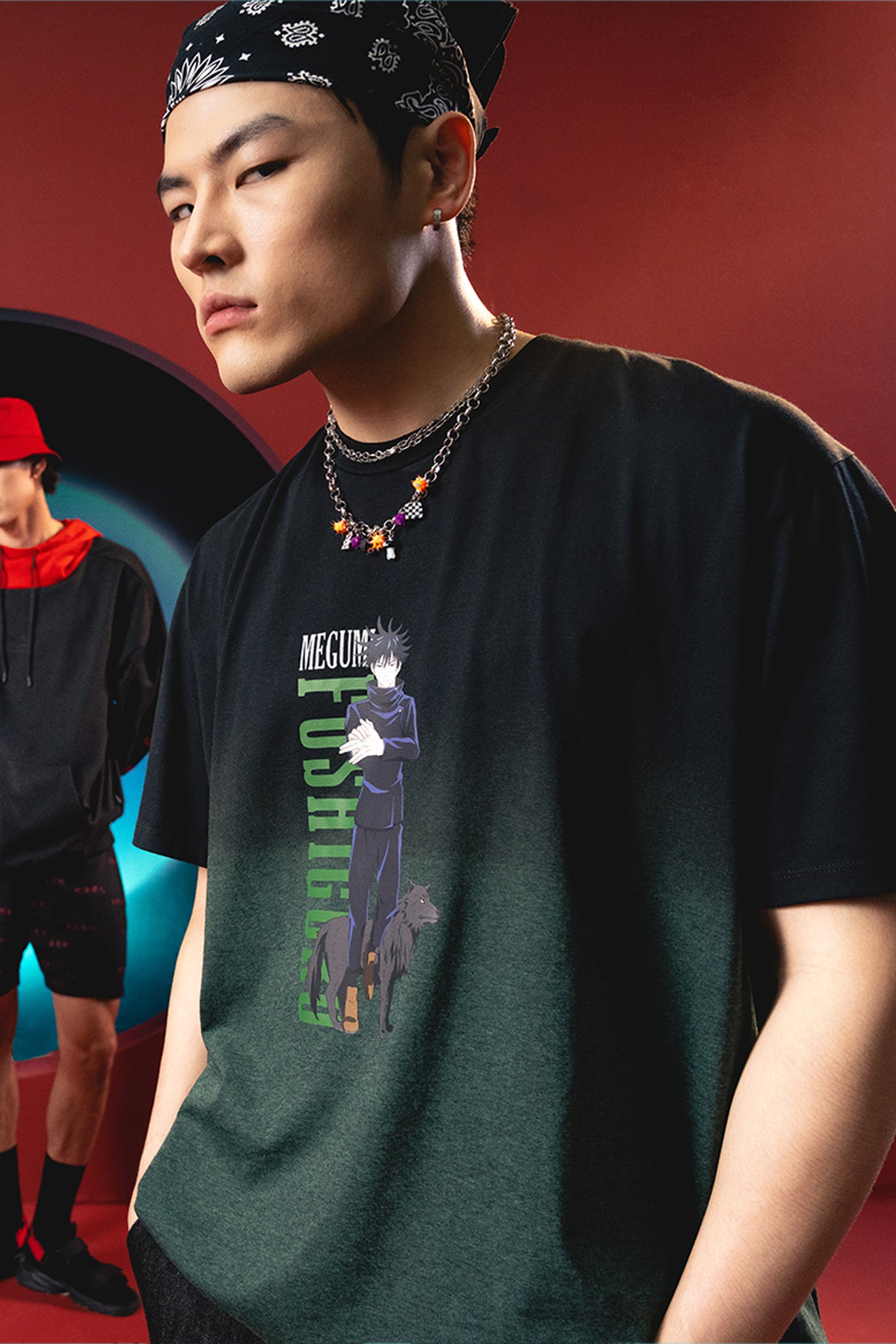 Jujutsu Kaisen x OXGN Fushiguro Tie Dye T-Shirt
