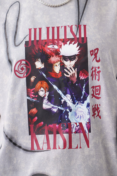 Jujutsu Kaisen x OXGN 4 Heroes Tie Dye T-Shirt