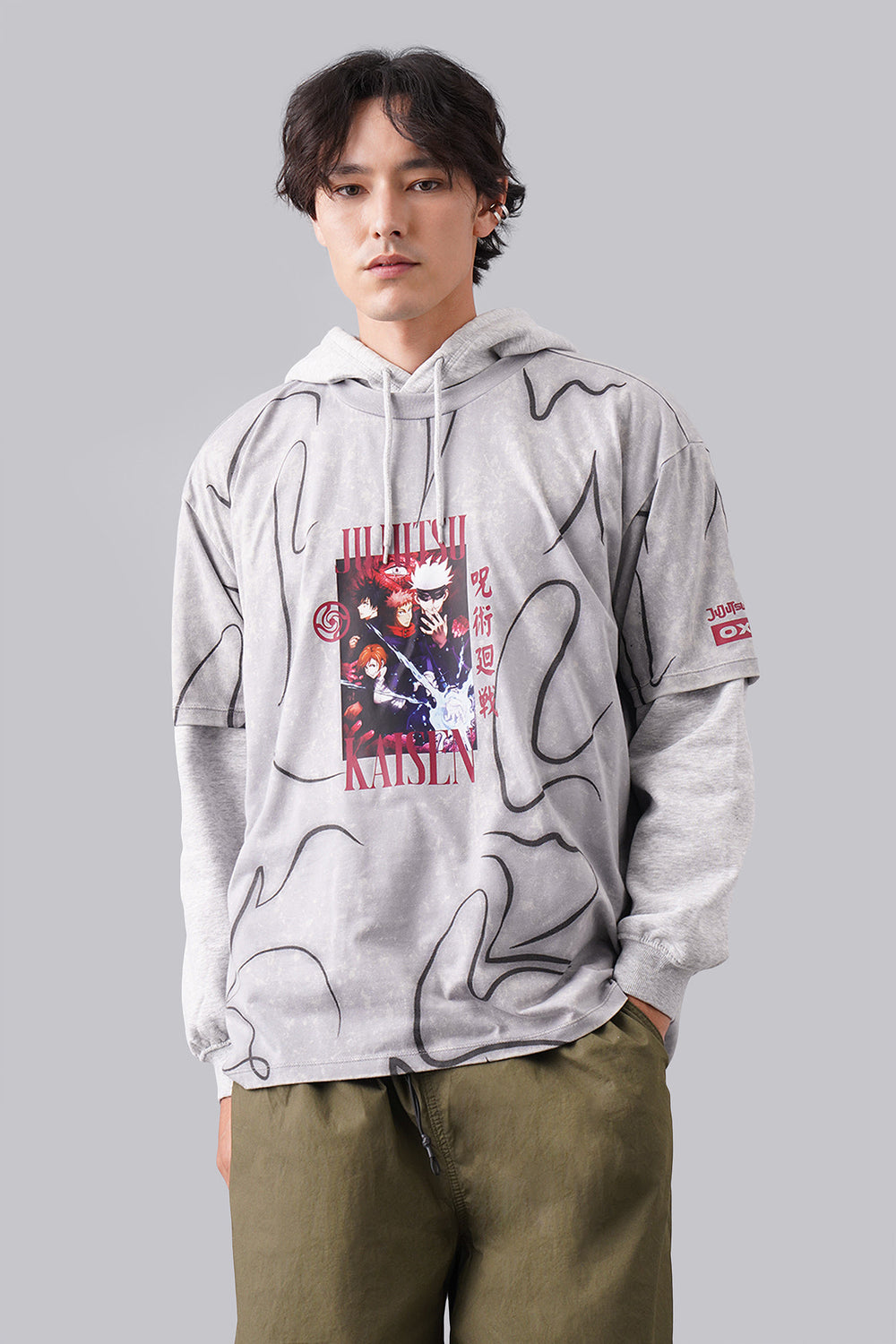 Jujutsu Kaisen x OXGN 4 Heroes Tie Dye T-Shirt
