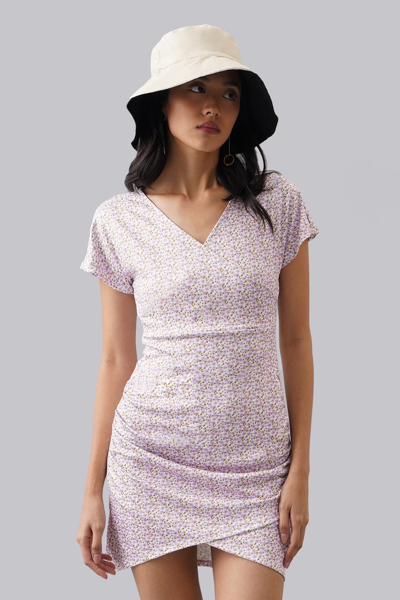 Floral Crossover Dress