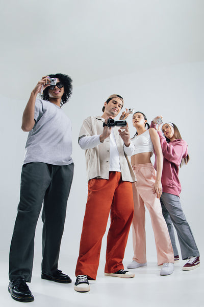 Unisex Trousers Pants With Drawstring