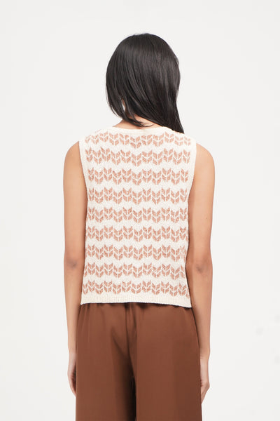 Crochet Button Down Vest