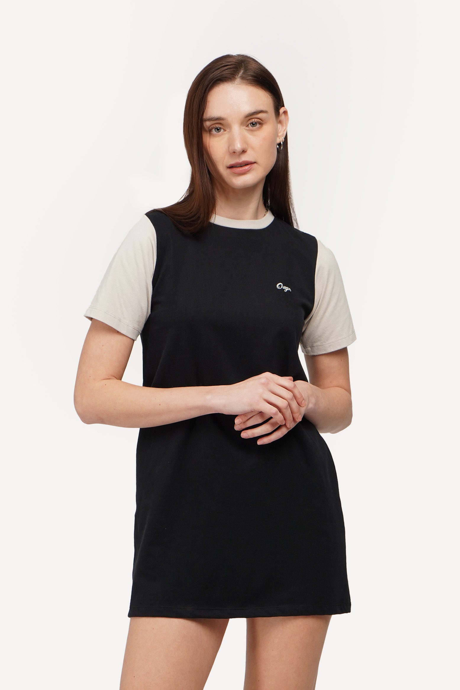 Color block t shirt dress on sale