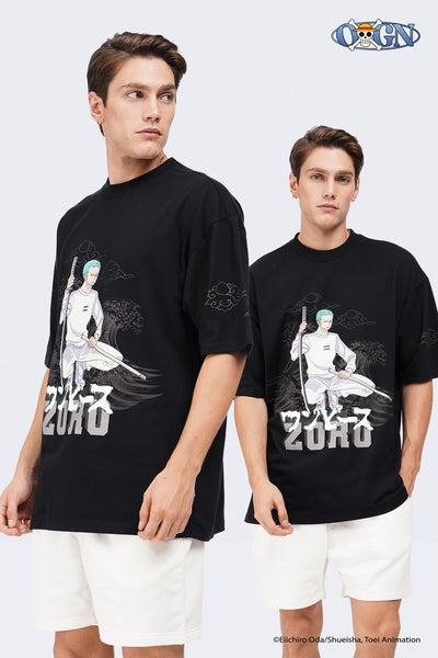 One Piece x OXGN Zoro Oversized Graphic T-Shirt